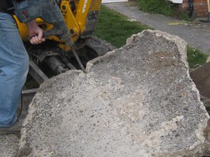 Concrete coming up by Maintenance Matters